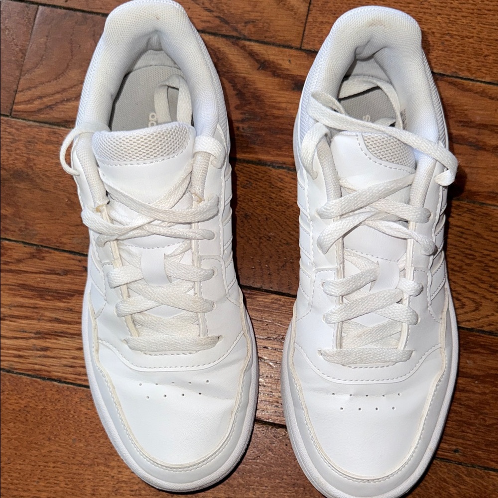 Adidas White Knit Sneakers